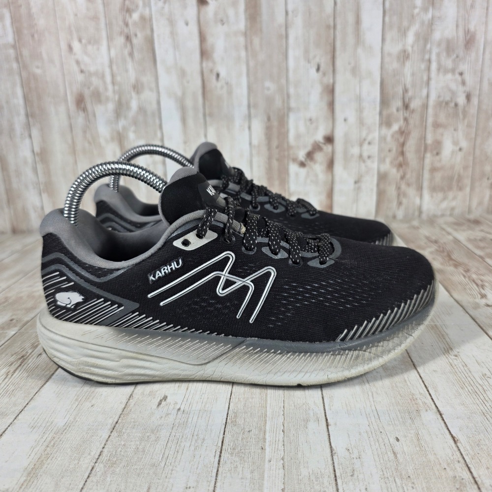 Karhu Ikoni Ortix‎ Women's Running Shoes Black Gray Sz 8 US 39.5 EU
